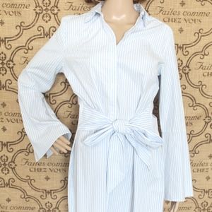 Andeawy Striped Shirt Dress